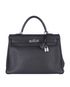 Kelly 35 in Togo Black, front view